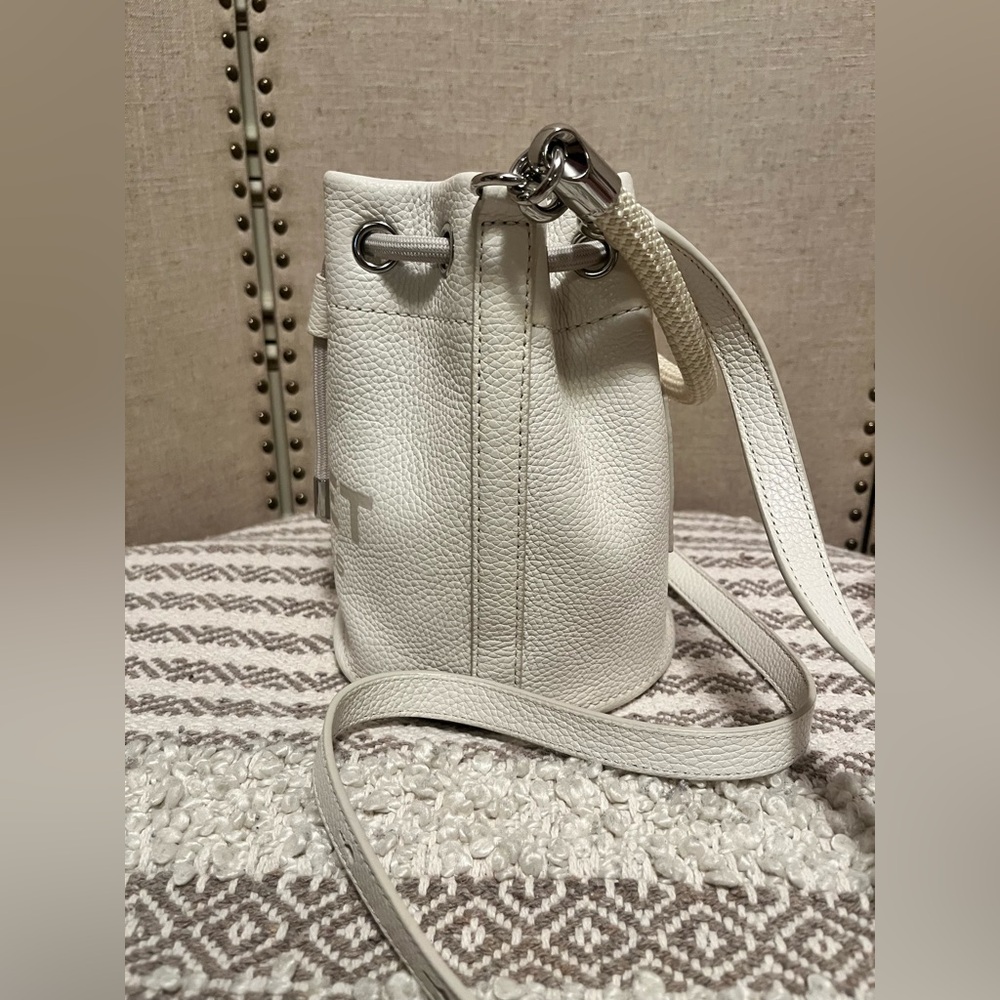 Marc Jacobs the bucket bag Small white silver - Picture 8 of 14